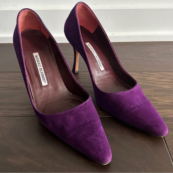 Manolo Blahnik BB Suede Pointed-Toe (EU 39) - Picture 3 of 11